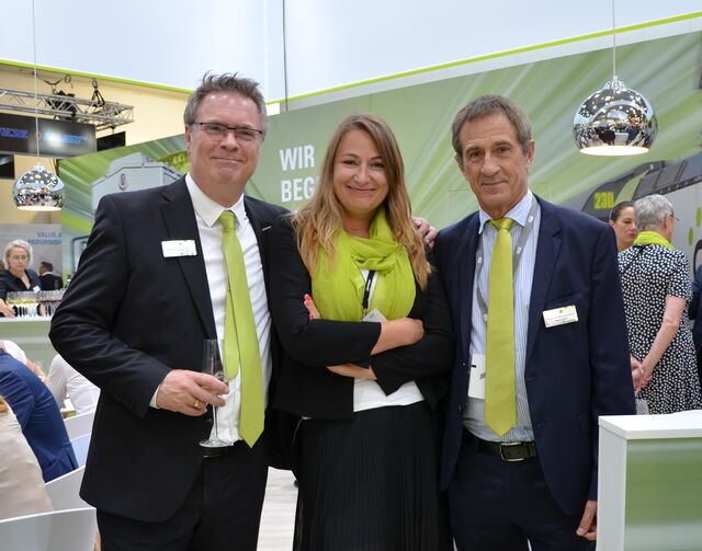 Reprezentanci spółek grupy Captrain na targach Transport Logistic 2019